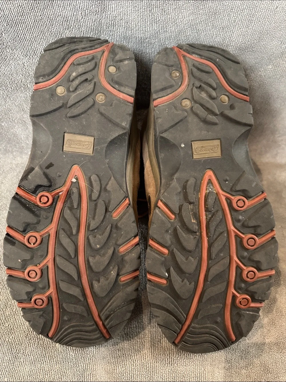 Coleman Camo-Tan Suede Outdoor Hiking Trail Hunting Mid Height Boots Size 13